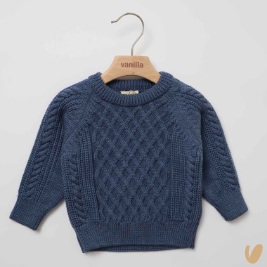 Maglioncino rombi in lana Cardigan e Maglia