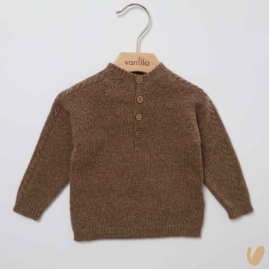 Maglioncino serafino in lana Bimbo