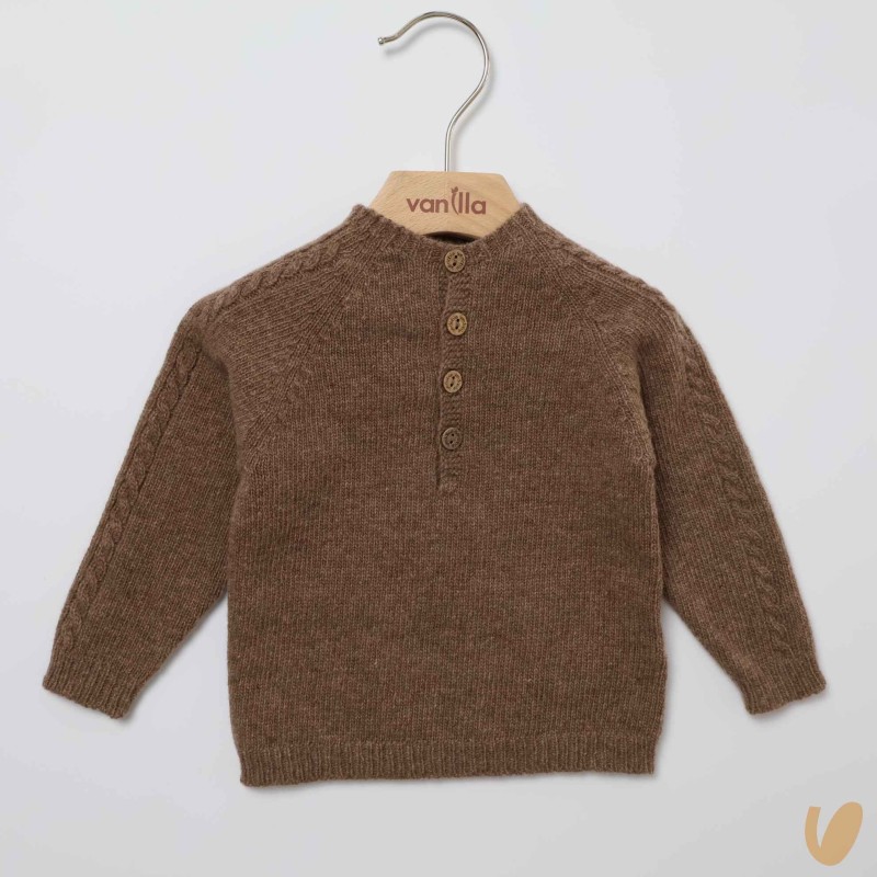 Maglioncino serafino in lana Bimbo