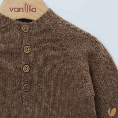 Maglioncino serafino in lana Bimbo