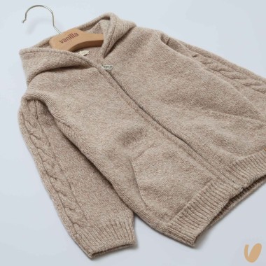 Cardigan zip in lana Cardigan e Maglia