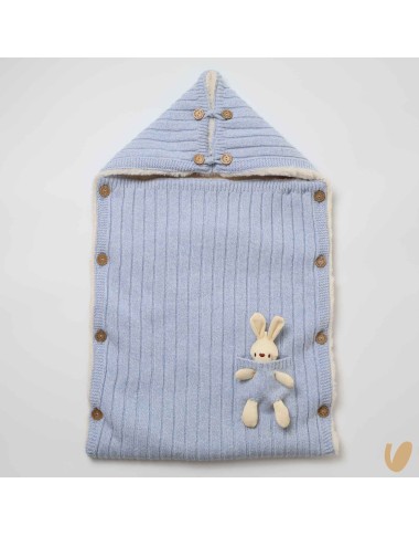 Sacco nanna lana e ecopelliccia Giubbino e Sacco