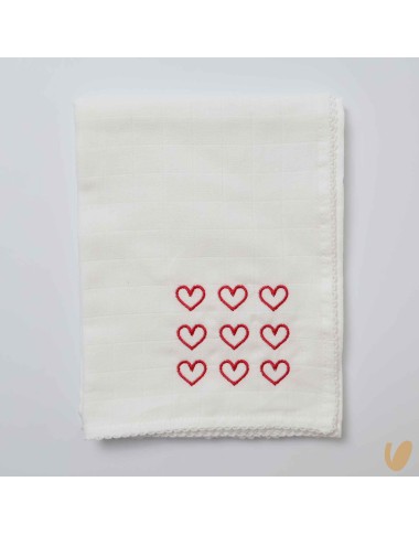 Mussola cuoricini Mussole e Bavette