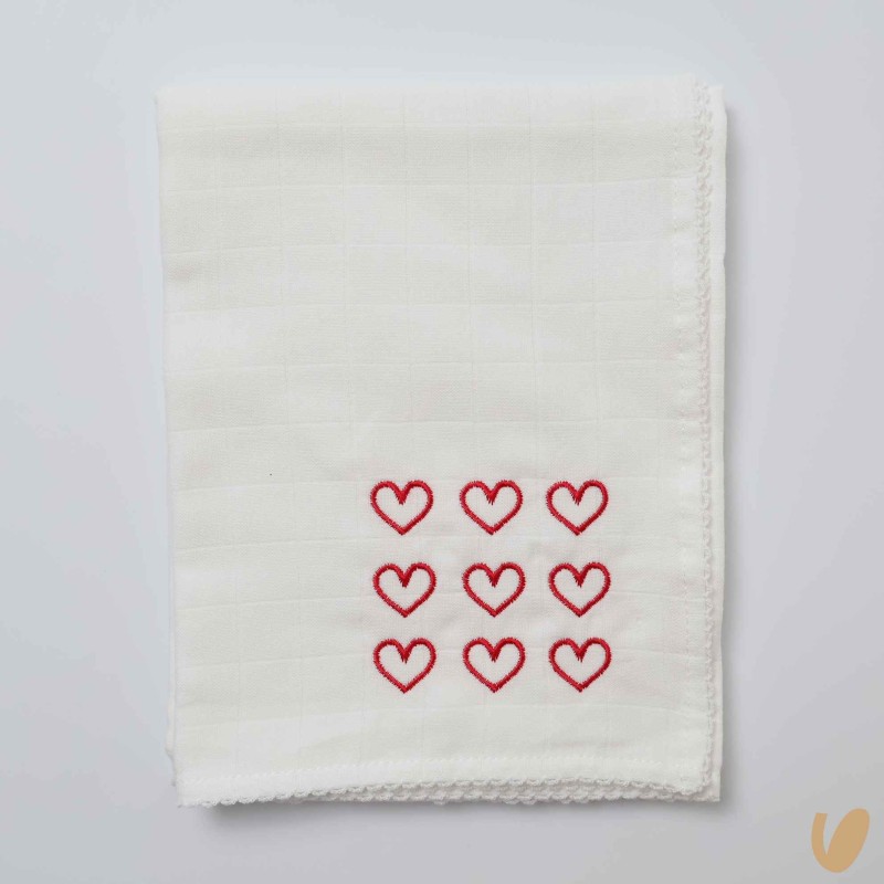 Mussola cuoricini Mussole e Bavette