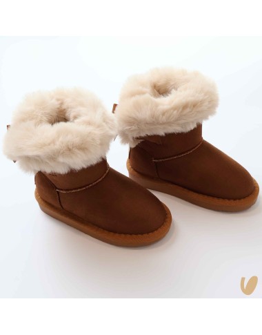 Upholstered bow boots