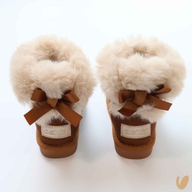 Stivaletti imbottiti fiocco Scarpe