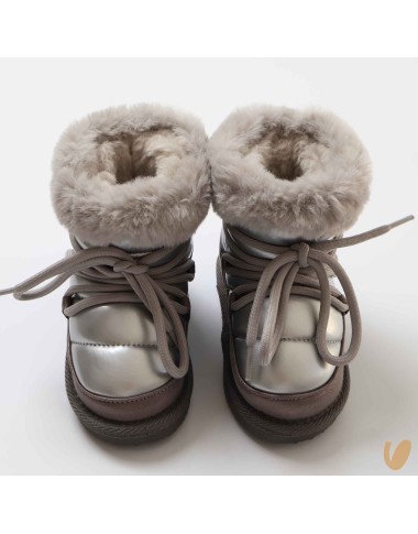 Stivaletto Lacci ecopelliccia Scarpe