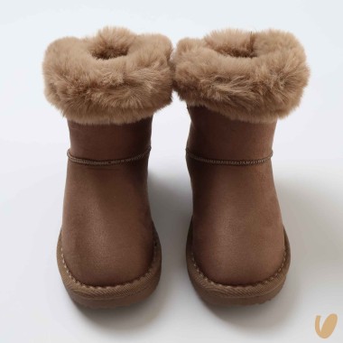 Stivale australiano fiocco ecopelliccia Scarpe