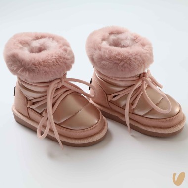 Stivaletto Lacci ecopelliccia Scarpe