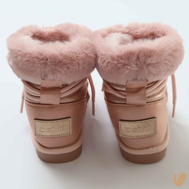 Stivaletto Lacci ecopelliccia Scarpe