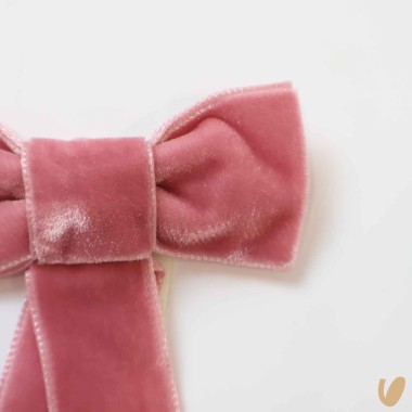 Molletta con fiocco in velluto Mollette e Fermagli