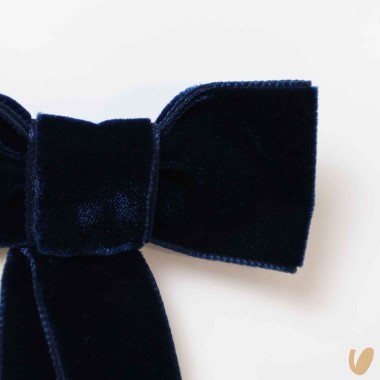 Molletta con fiocco in velluto Mollette e Fermagli