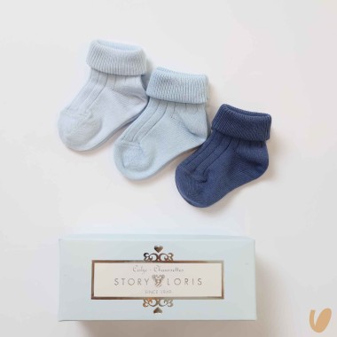 Set 3 Calzini primi mesi Calzini Nascita