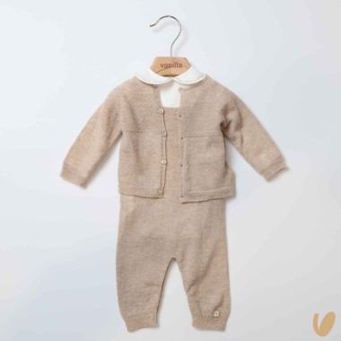 Completo lana e cashmere Completo e Pagliaccetto