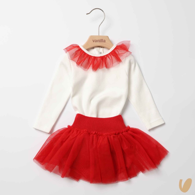 Body e culotte tulle Neonata