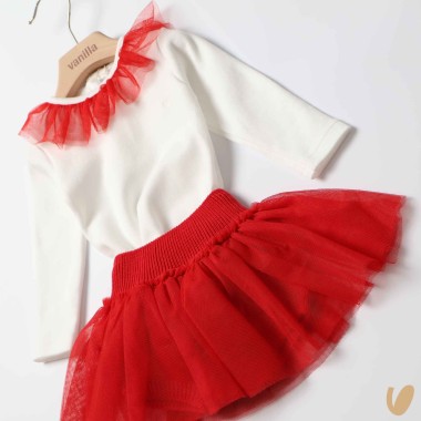Body e culotte tulle Neonata
