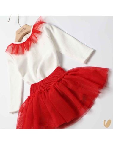 Tulle body and culotte