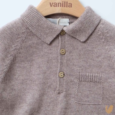 Polo in pura lana Cardigan e Maglia