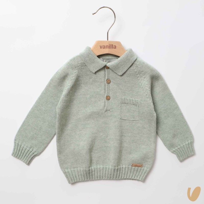 Polo in pura lana Cardigan e Maglia