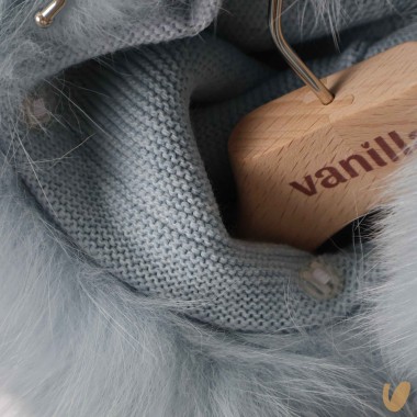 Cappottino lana e pelliccia Neonato