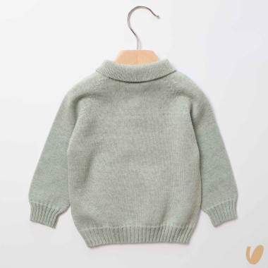 Polo in pura lana Cardigan e Maglia