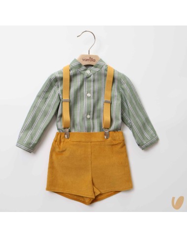 Bermuda shirt and suspenders