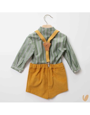 Bermuda shirt and suspenders