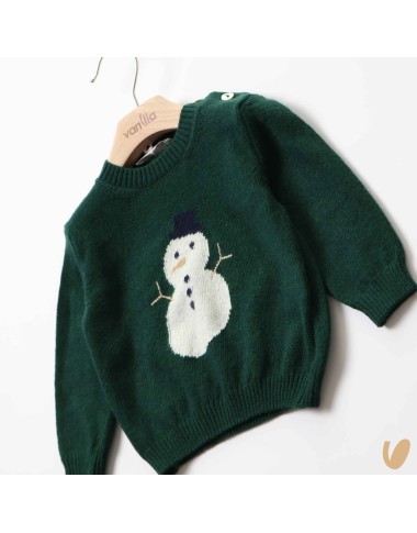 Snowman wool sweater