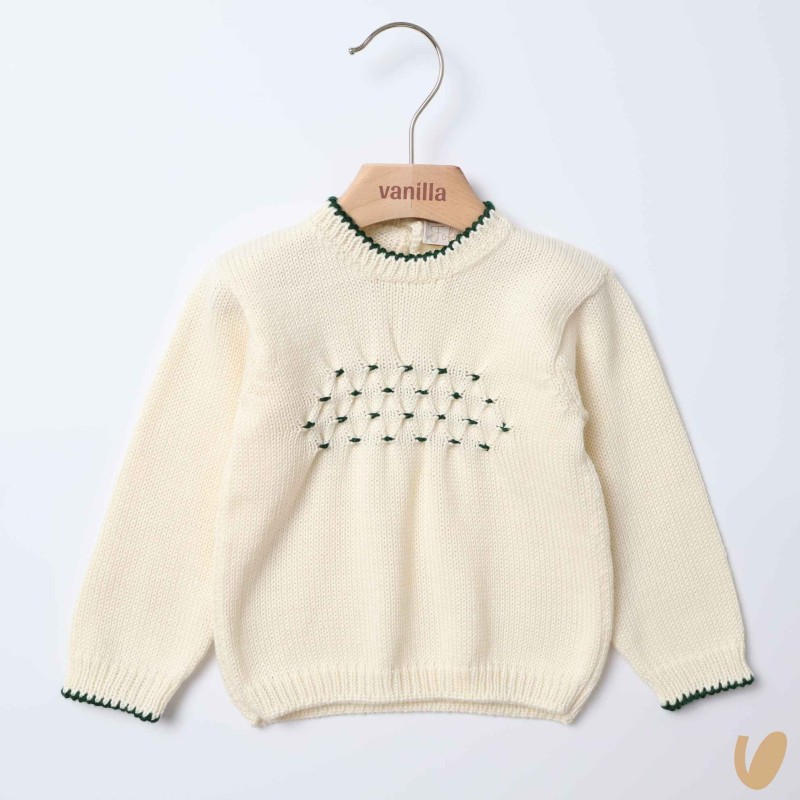 Maglioncino nido d'ape Neonato