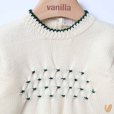 Maglioncino nido d'ape Neonato