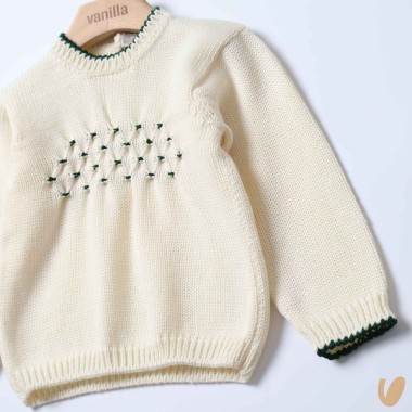 Maglioncino nido d'ape Neonato