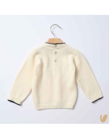 Maglioncino nido d'ape Cardigan e Maglia