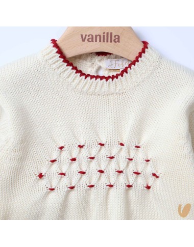 Maglioncino nido d'ape Cardigan e Maglia