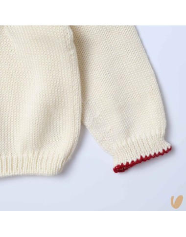 Maglioncino nido d'ape Cardigan e Maglia