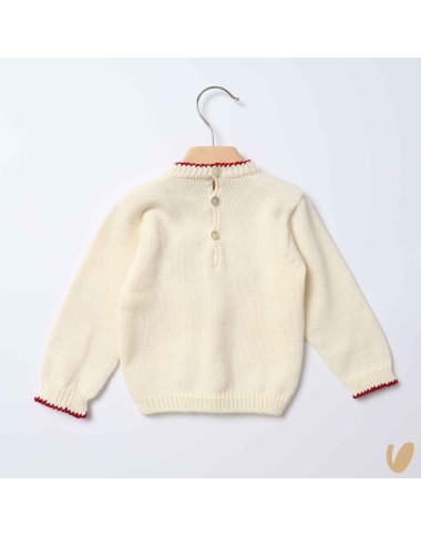 Maglioncino nido d'ape Cardigan e Maglia