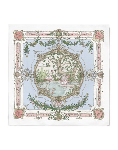 Deep blue muslin tapestry