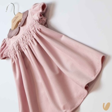 Abito in velluto e shantung Abito e Tute