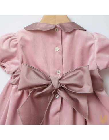 Velvet and Shantung dress