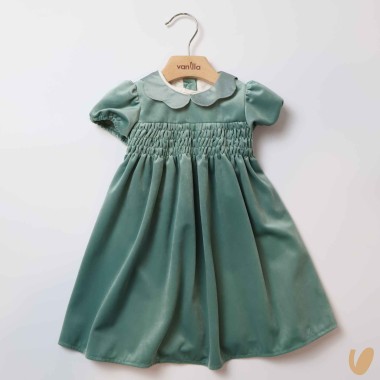 Abito in velluto e shantung Abito e Tute