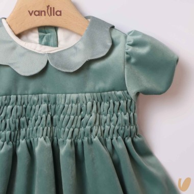 Abito in velluto e shantung Abito e Tute