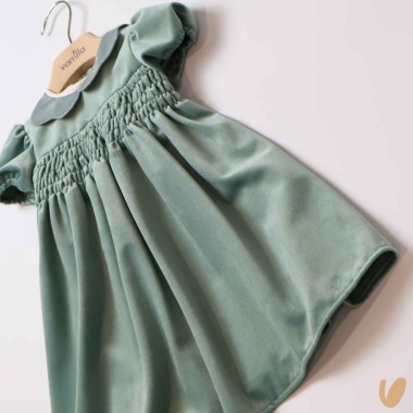 Abito in velluto e shantung Abito e Tute