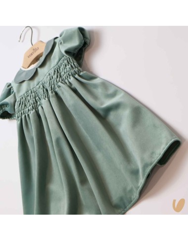 Velvet and Shantung dress