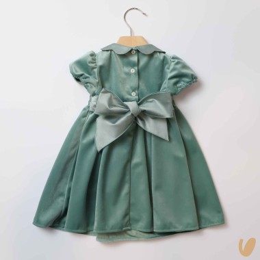 Abito in velluto e shantung Abito e Tute