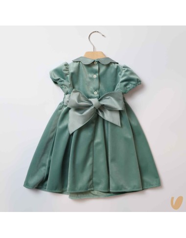 Velvet and Shantung dress