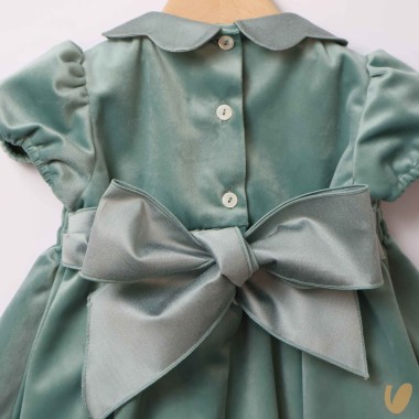 Abito in velluto e shantung Abito e Tute