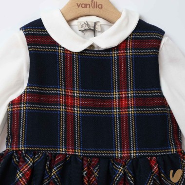 Abito e camicia scozzese in lana Abito e Tuta