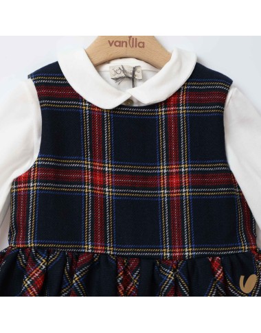 Abito e camicia scozzese in lana Abito e Tuta