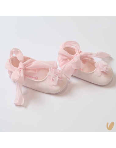 Ballerine in fiocco in chiffon Scarpe