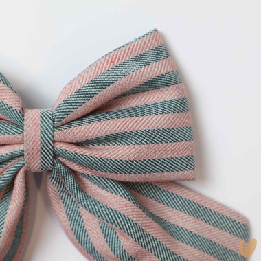 Set 2 fermaglli velluto e tartan Mollette e Fermagli