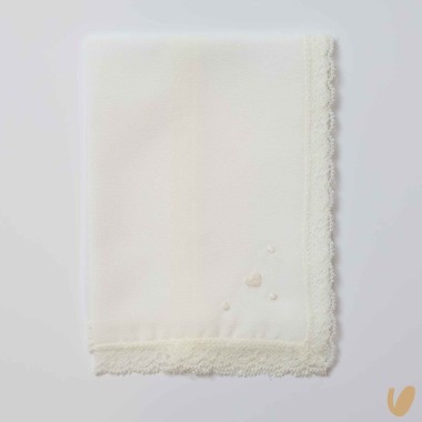 Mussola in seta ricamata a mano Mussole e Bavette